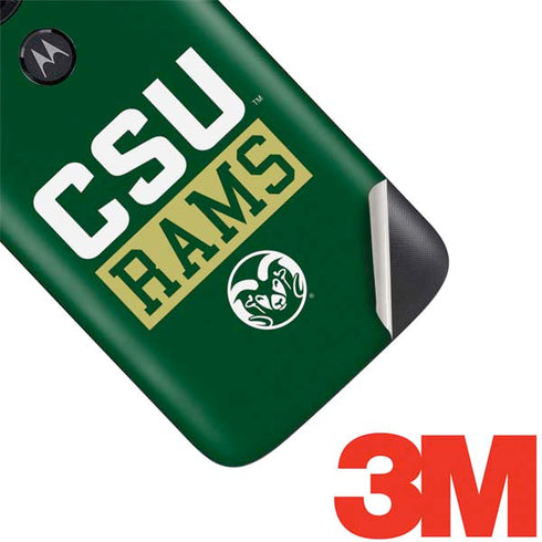 Colorado State University CSU Rams Moto E5 Play Skin