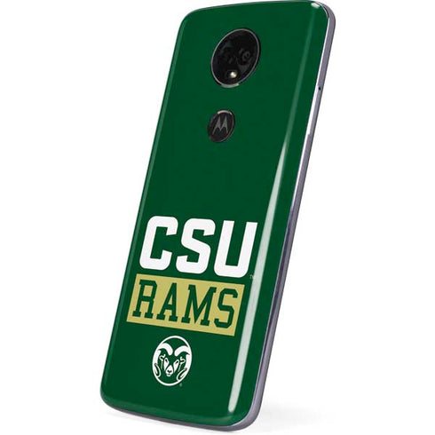 Colorado State University CSU Rams Moto E5 Plus Skin