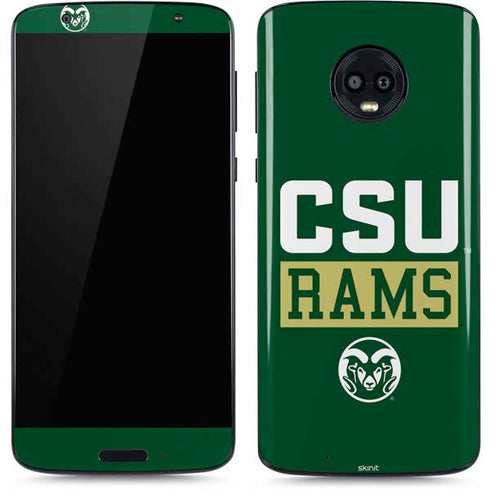 Colorado State University CSU Rams Moto G6 Skin