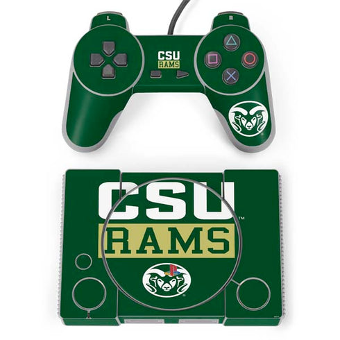 Colorado State University CSU Rams PlayStation Classic Bundle Skin
