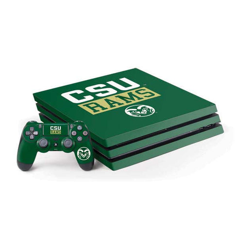 Colorado State University CSU Rams PS4 Pro Bundle Skin