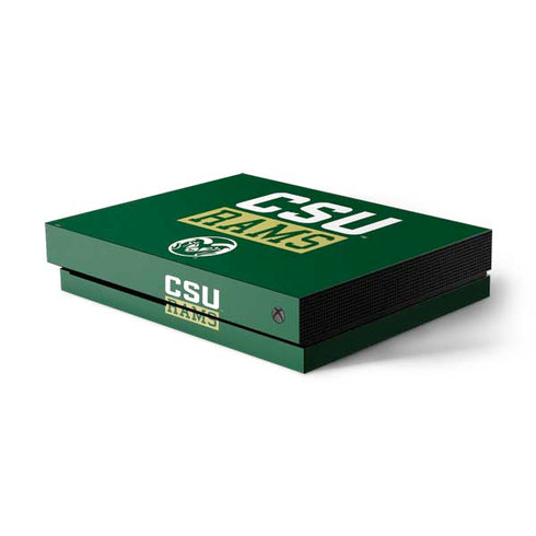 Colorado State University CSU Rams Xbox One X Console Skin