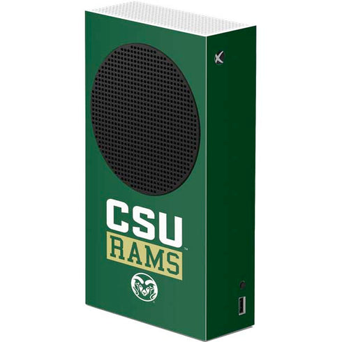 Colorado State University CSU Rams Xbox Series S Console Skin