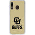 University of Colorado CU Buffs Galaxy A20 Clear Case