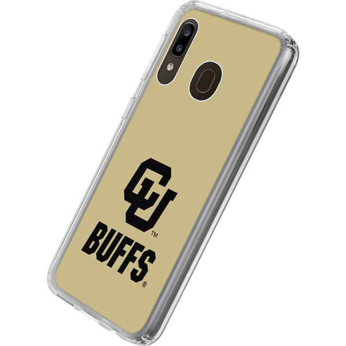 University of Colorado CU Buffs Galaxy A20 Clear Case