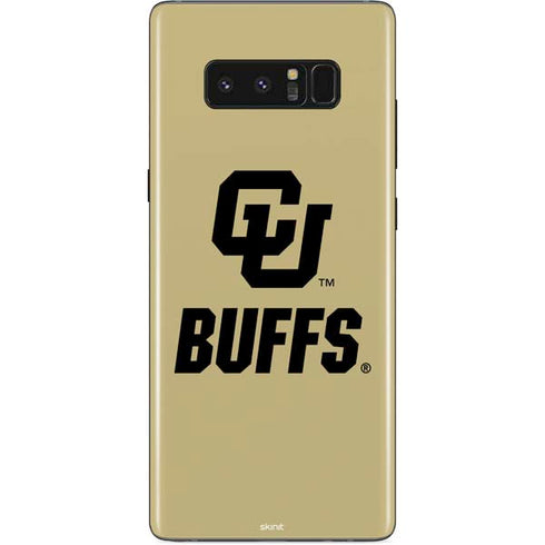 University of Colorado CU Buffs Galaxy Note 8 Skin
