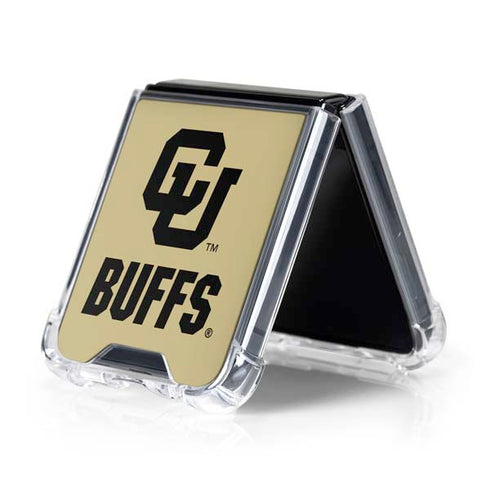 University of Colorado CU Buffs Galaxy Z Flip5 5G Clear Case