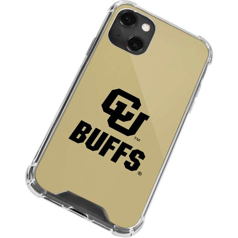 University of Colorado CU Buffs iPhone 15 Plus Clear Case