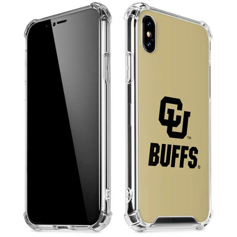 University of Colorado CU Buffs iPhone XS Max Clear Case