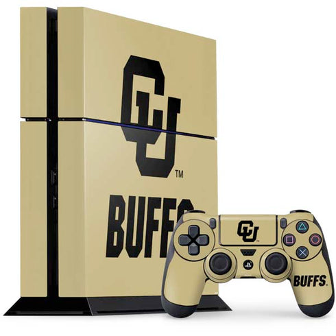 University of Colorado CU Buffs PS4 Console and Controller Bundle Skin