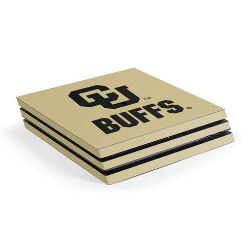University of Colorado CU Buffs PS4 Pro Console Skin