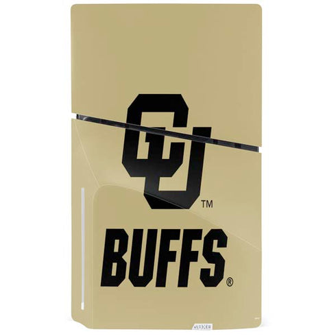 University of Colorado CU Buffs PS5 Slim Disk Console Skin