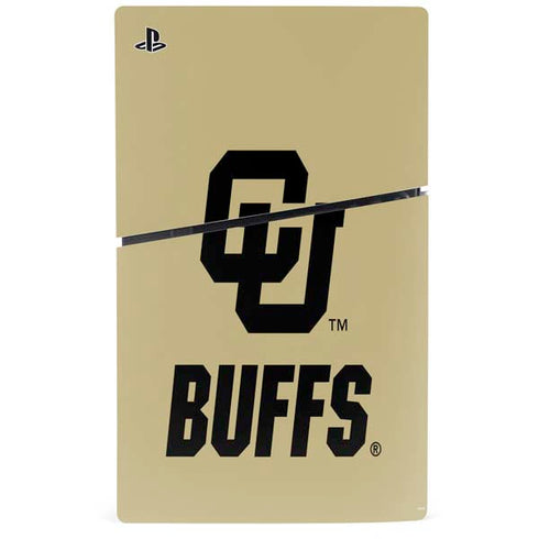 University of Colorado CU Buffs PS5 Slim Digital Edition Console Skin
