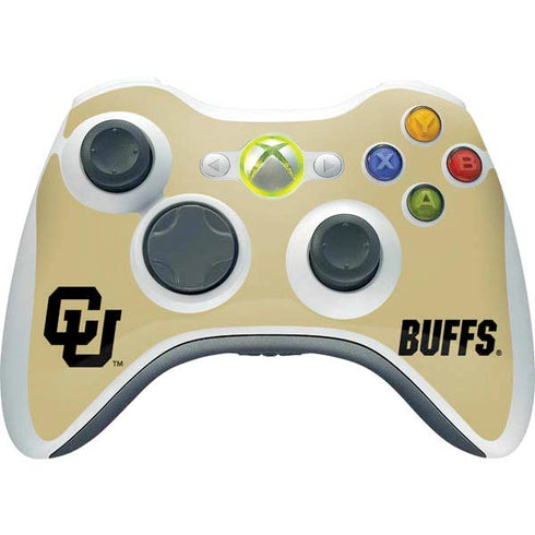 University of Colorado CU Buffs Xbox 360 Wireless Controller Skin