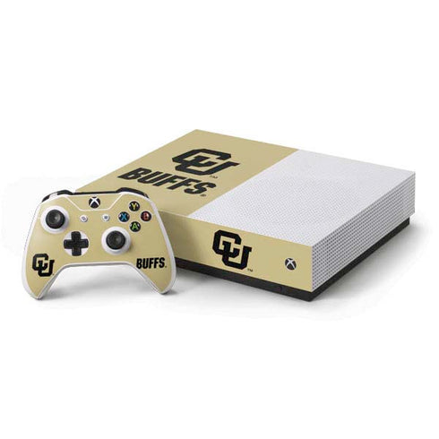University of Colorado CU Buffs Xbox One S All-Digital Edition Bundle Skin
