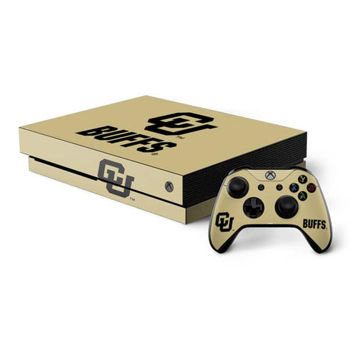 University of Colorado CU Buffs Xbox One X Bundle Skin