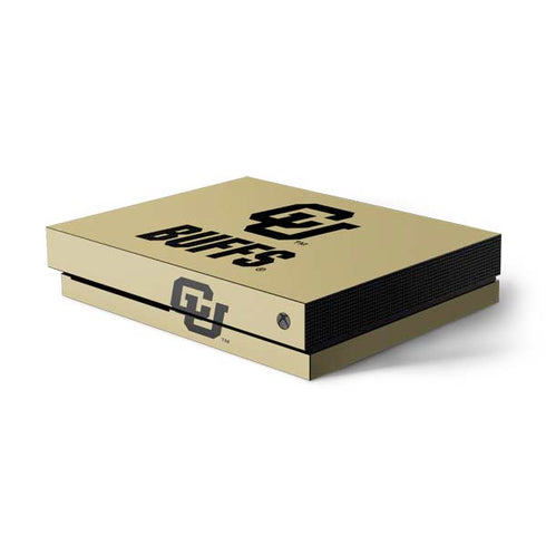 University of Colorado CU Buffs Xbox One X Console Skin