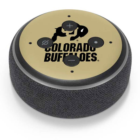 University of Colorado CU Collegiate Text Amazon Echo Dot Skin