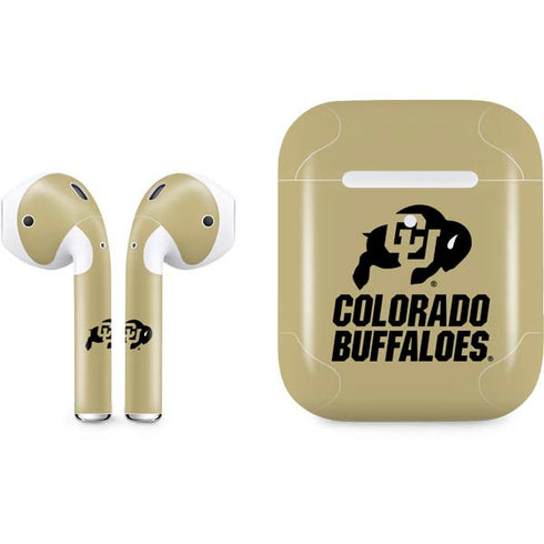 University of Colorado CU Collegiate Text Apple AirPods 2 Skin