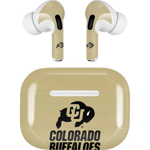 University of Colorado CU Collegiate Text Apple AirPods Pro Skin