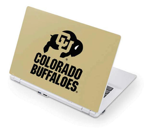 University of Colorado CU Collegiate Text Acer Chromebook Skin
