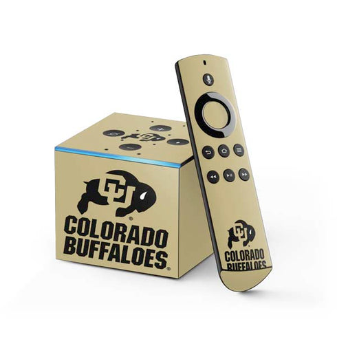 University of Colorado CU Collegiate Text Fire TV Cube Skin