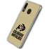 University of Colorado CU Collegiate Text Galaxy A20 Clear Case