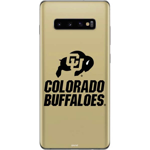 University of Colorado CU Collegiate Text Galaxy S10 Plus Skin