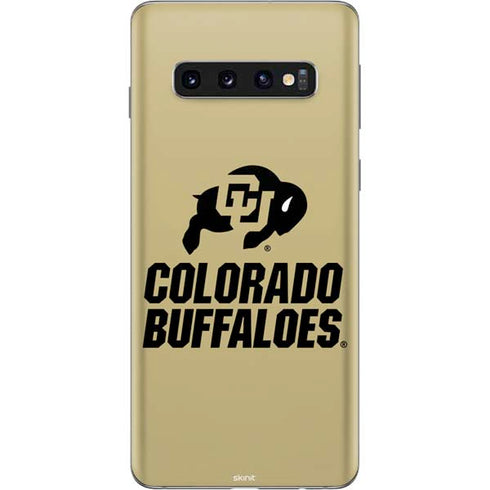 University of Colorado CU Collegiate Text Galaxy S10 Skin