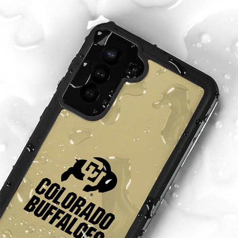University of Colorado CU Collegiate Text Galaxy S23 Waterproof Case