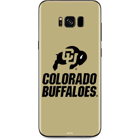 University of Colorado CU Collegiate Text Galaxy S8 Plus Skin