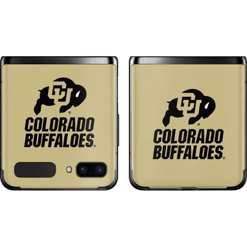 University of Colorado CU Collegiate Text Galaxy Z Flip Skin