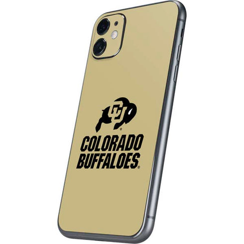 University of Colorado CU Collegiate Text iPhone 11 Skin