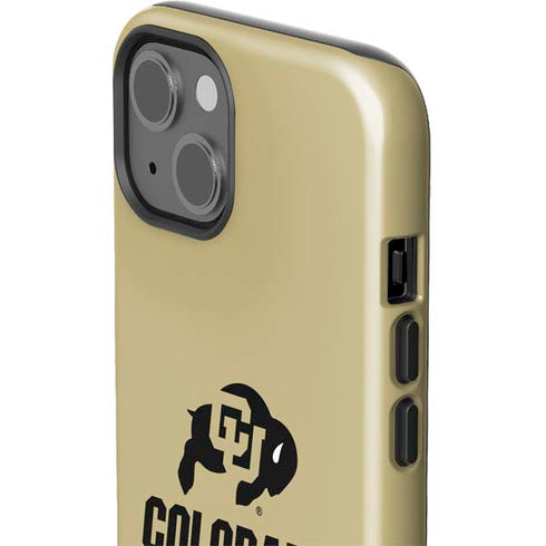 University of Colorado CU Collegiate Text iPhone 15 Impact Case