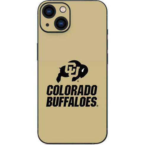 University of Colorado CU Collegiate Text iPhone 15 Plus Skin