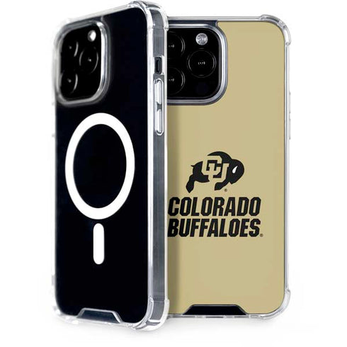 University of Colorado CU Collegiate Text iPhone 15 Pro Max MagSafe Case