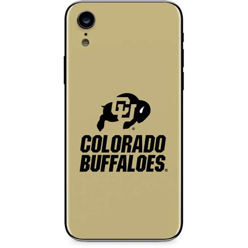 University of Colorado CU Collegiate Text iPhone XR Skin