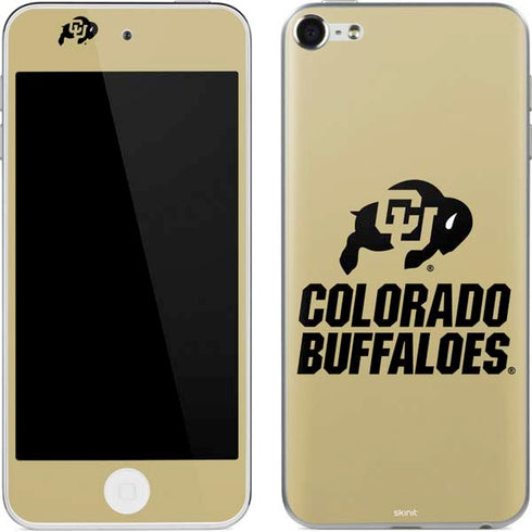 University of Colorado CU Collegiate Text Apple iPod Skin