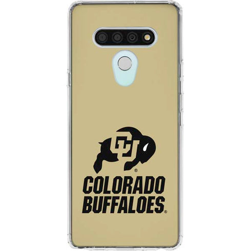 University of Colorado CU Collegiate Text LG Stylo 6 Clear Case