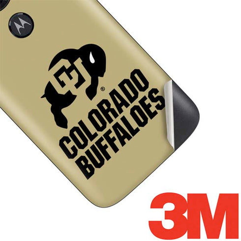University of Colorado CU Collegiate Text Moto E5 Play Skin