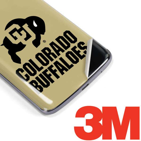 University of Colorado CU Collegiate Text Moto E5 Plus Skin