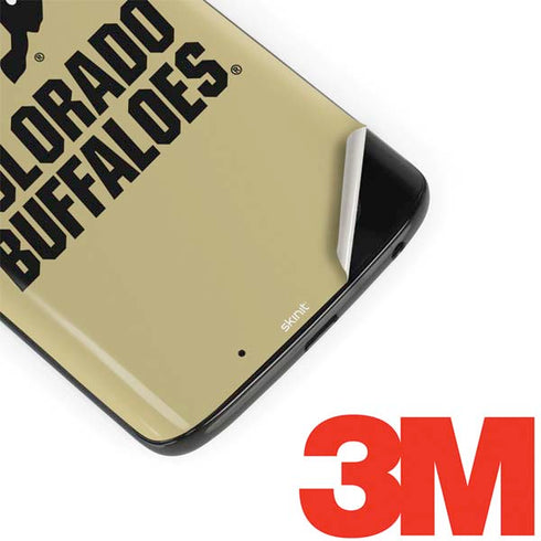 University of Colorado CU Collegiate Text Moto G6 Skin
