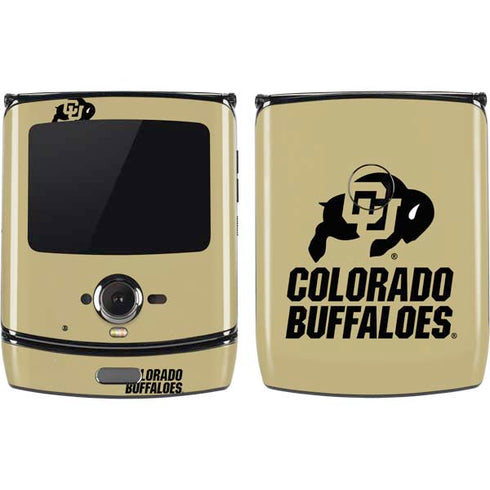 University of Colorado CU Collegiate Text Motorola RAZR Skin