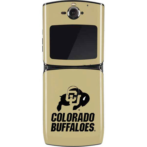 University of Colorado CU Collegiate Text Motorola RAZR Skin