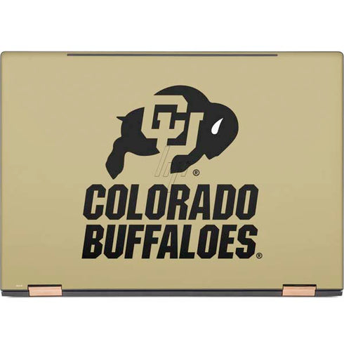University of Colorado CU Collegiate Text HP Spectre Skin