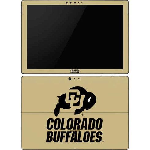 University of Colorado CU Collegiate Text Surface Pro 6 Skin