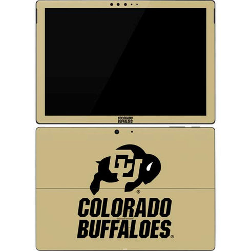 University of Colorado CU Collegiate Text Surface Pro 7 Skin