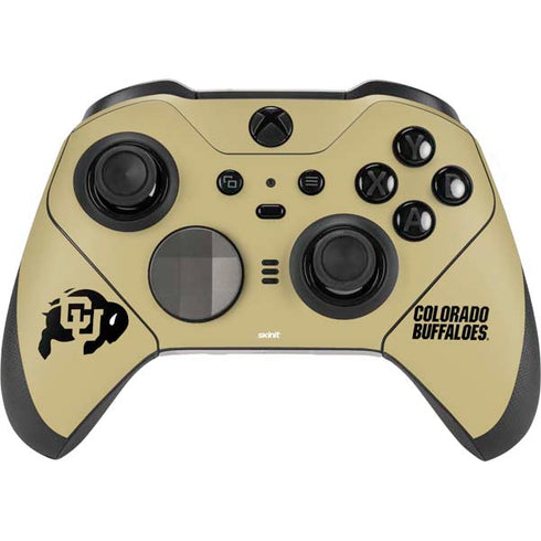 University of Colorado CU Collegiate Text Xbox Elite Wireless Controller Series 2 Skin