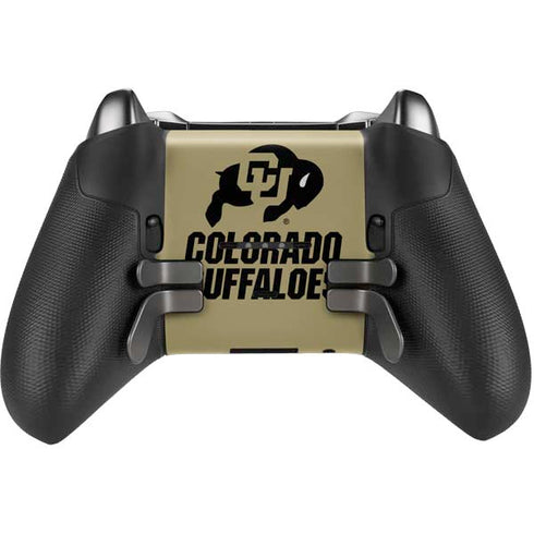 University of Colorado CU Collegiate Text Xbox Elite Wireless Controller Series 2 Skin