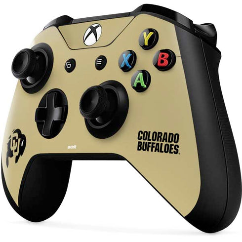 University of Colorado CU Collegiate Text Xbox One X Controller Skin